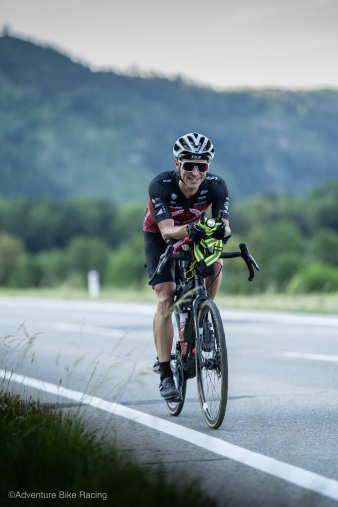 Tobias Kopp at the Three Peaks Bike Race 2021